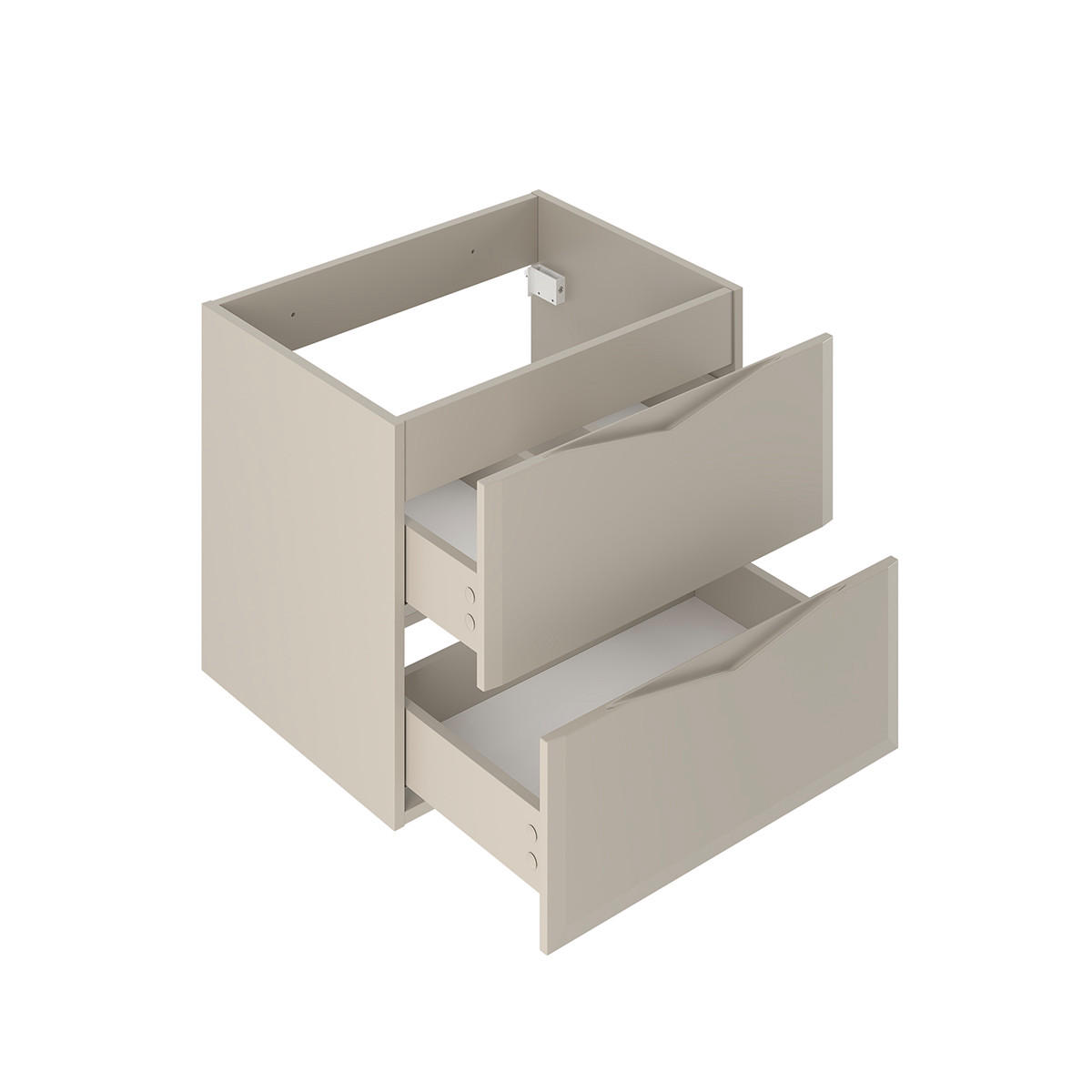 WASCHTISCH 60.6cm Ellie Kaschmir - Beige, Holzwerkstoff (60.6/52.2/46.5cm) - Petits-meubles