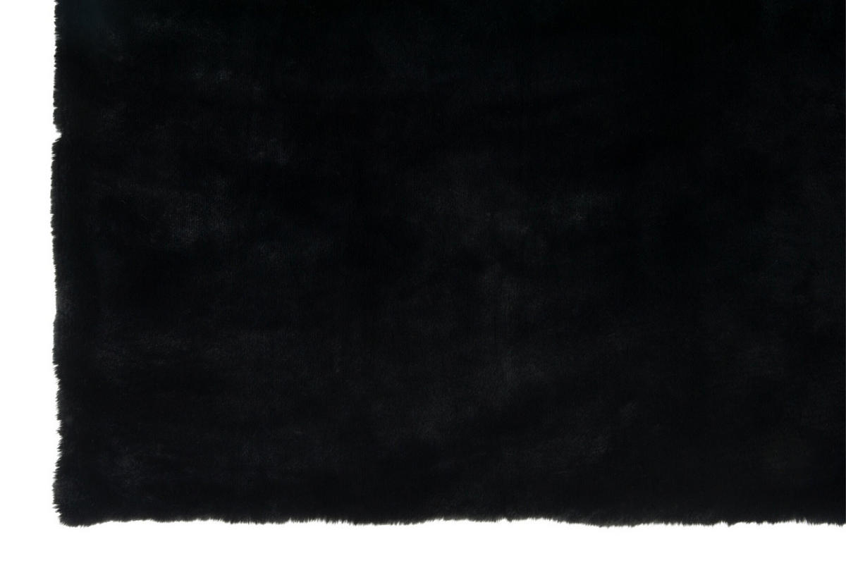 DECKE Chalet Chic - Schwarz, Textil (130/180cm) - J-Line