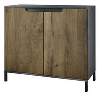 KOMMODE Sylt Eiche Ribbeck - Alteiche, Holzwerkstoff (92.5/83.5/35cm) - Vladon