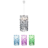 RGB LED HÄNGELEUCHTE Metall Silber - Silberfarben, Metall (27/27/52cm)