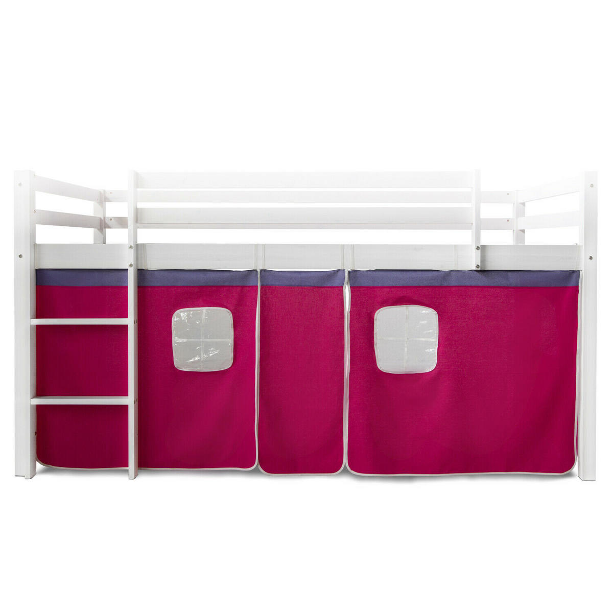 VORHANG für Hochbett Pink - Pink, Textil (197/86/1cm) - Homestyle4u
