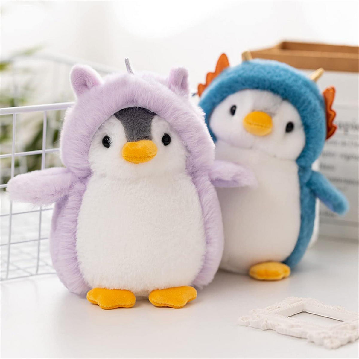 STOFFTIER Pinguin 20 cm Hellrosa - Rosa, Textil (10/20cm)