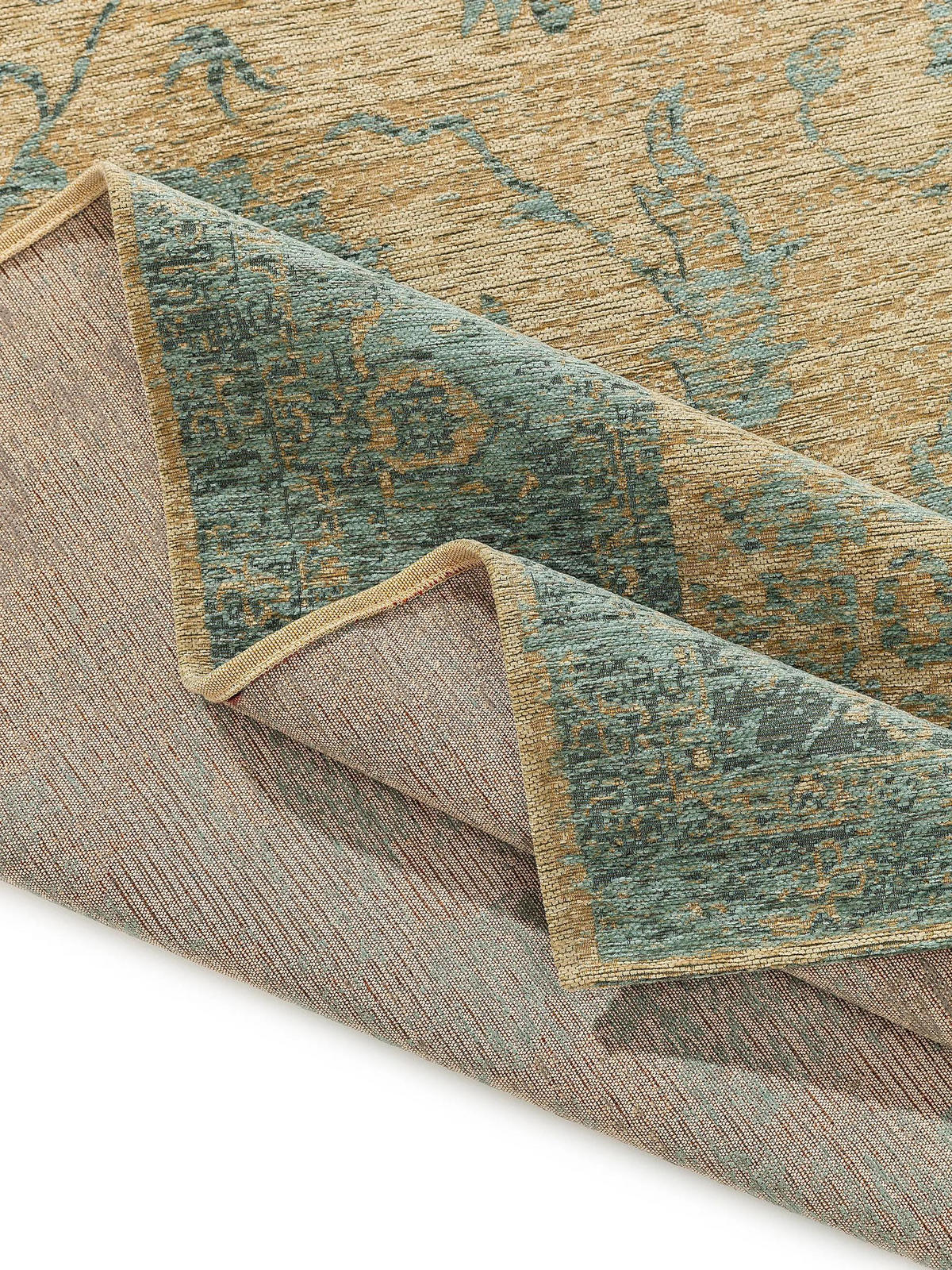 FLACHGEWEBETEPPICH Frencie Blau 120x180 cm - Blau, Textil (120/180cm) - benuta Nest