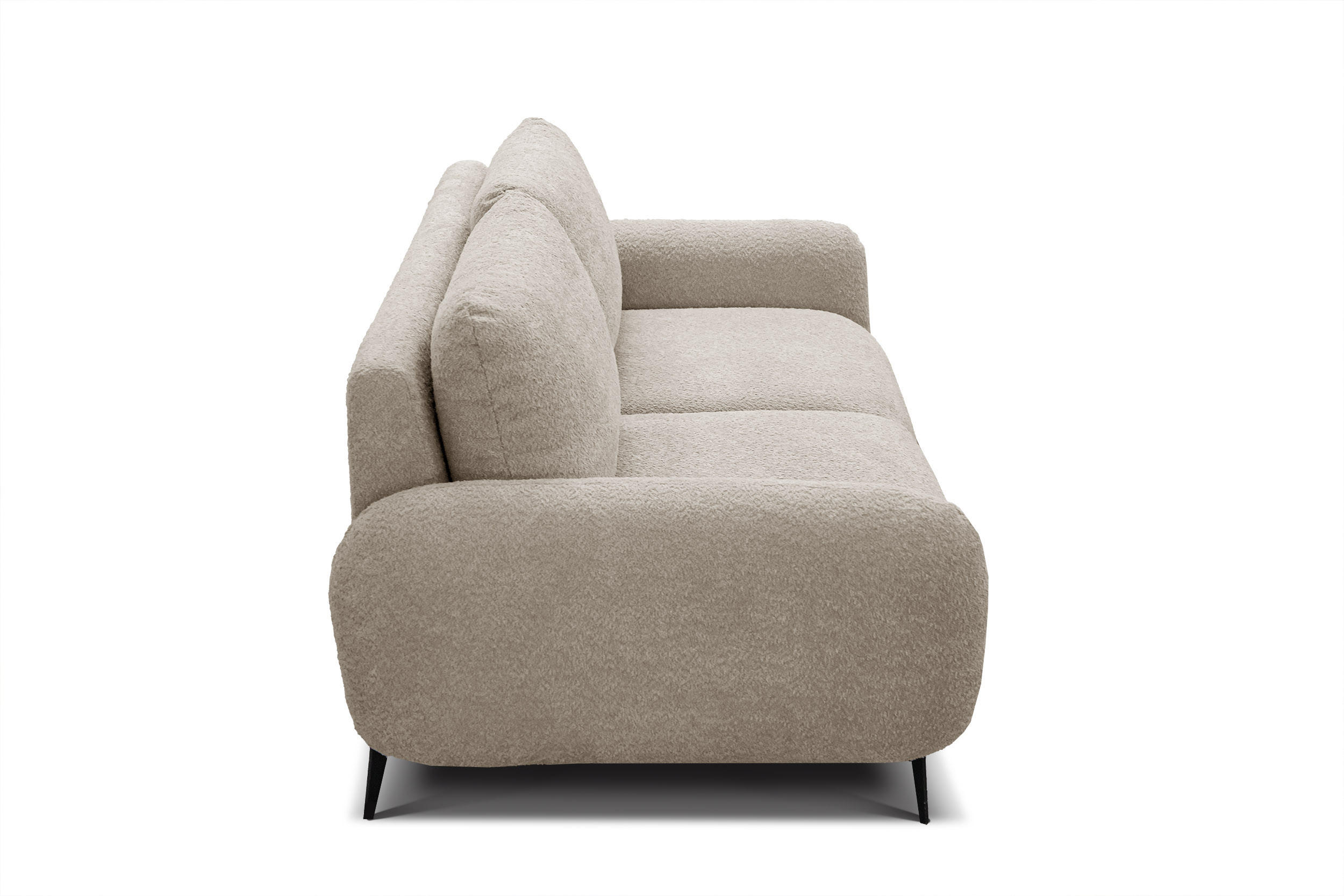 Thumbnail - Courtois Laville Sofa, Champagner, Textil, 3-Sitzer, 190x82x96 cm, Wohnzimmer, Sofas & Couches, Sofas, 3-Sitzer Sofas