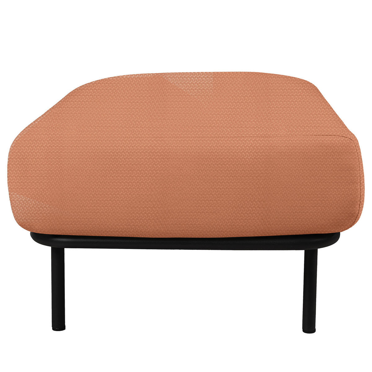 OUTDOOR-HOCKER - Rosa, Textil/Metall (86/44/66cm) - home24