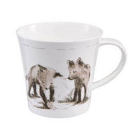 KÜNSTLERTASSE Erste Entdeckungsreise Peter Schnellhardt schwarz-weiß Fine Bone China - Schwarz, Keramik (0.35L) - Goebel