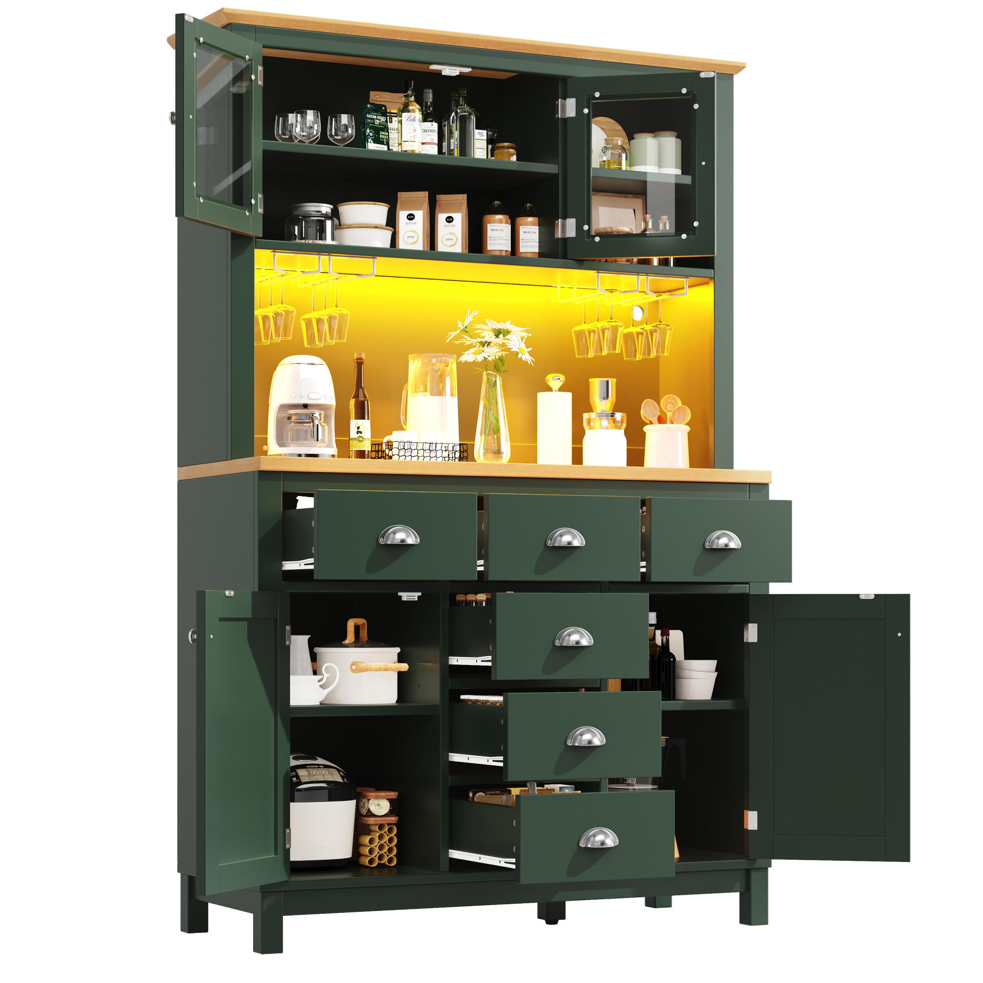 Modenvie Buffet Grün 104x180x40 cm