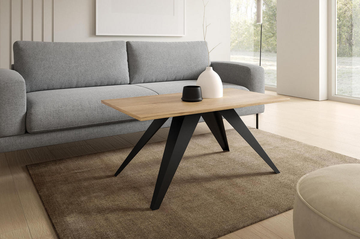 COUCHTISCH ARIA Beige 60x120x48 cm - Beige, Holzwerkstoff (120/60/48cm) - FURNLUX