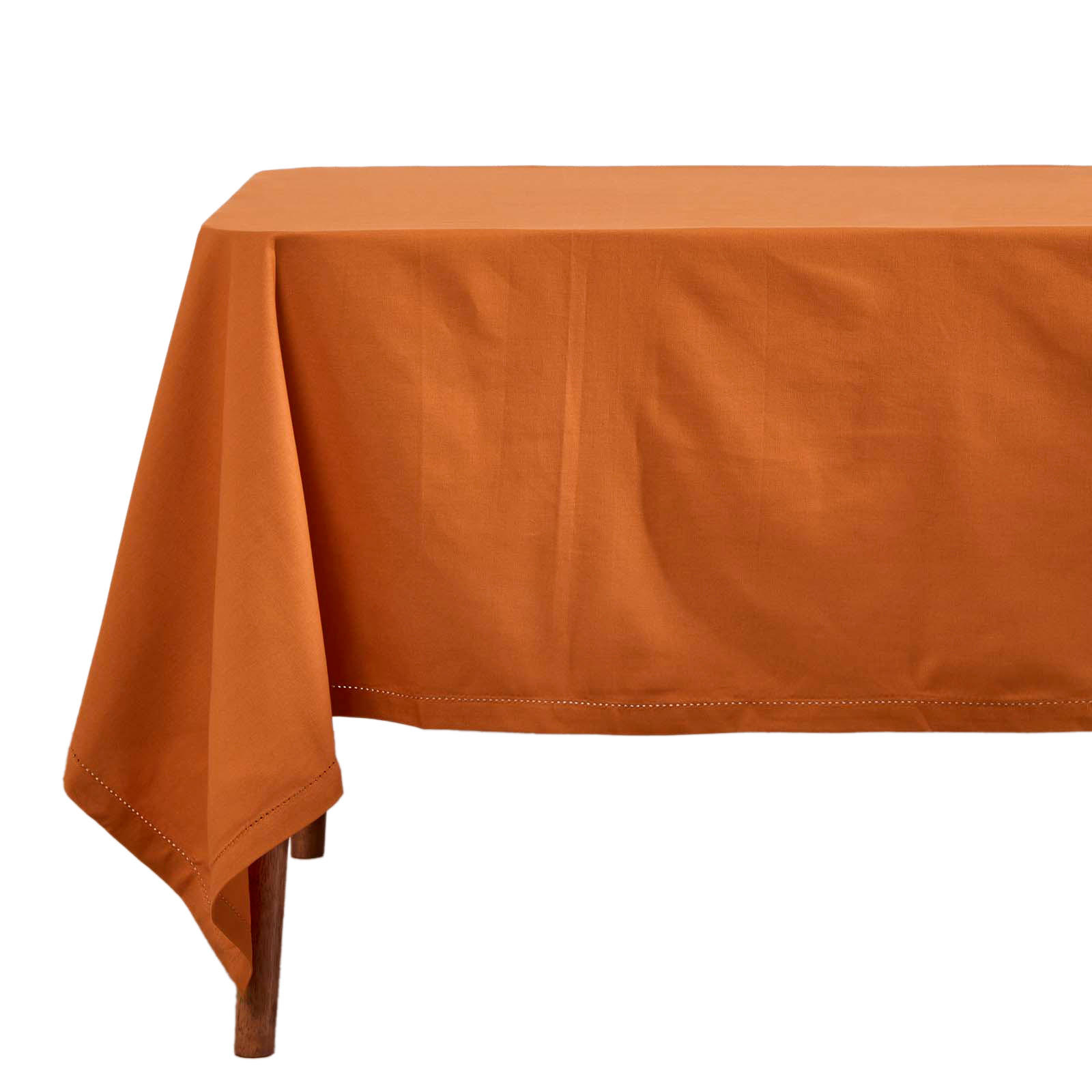 TISCHDECKE terrakotta 137/178 cm, 100% Baumwolle - Terracotta, Textil (137/178cm) - Homescapes