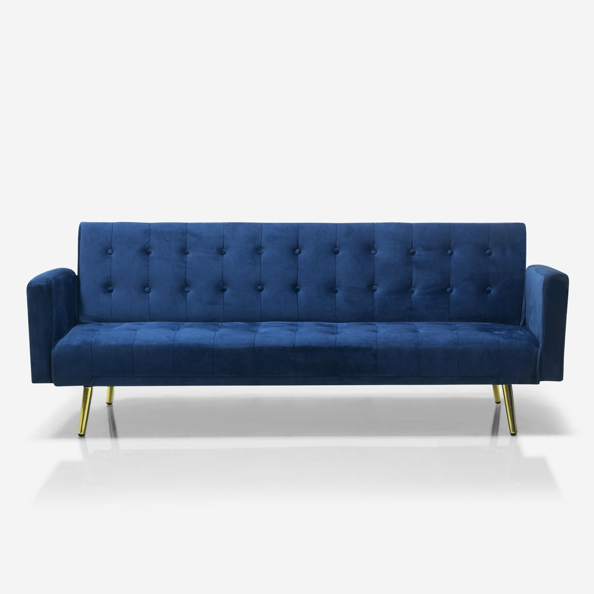 3-SITZER klappbar Caullae - Blau - Blau, Textil (195/75/81cm) - Pasmara