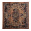 WEBTEPPICH Gabiro 856 160x160 cm - Rostfarben, Textil (160/160cm) - THEKO