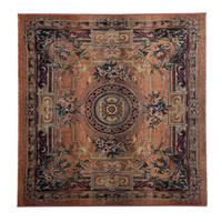 WEBTEPPICH Gabiro 856 200x200 cm - Rostfarben, Textil (200/200cm) - THEKO