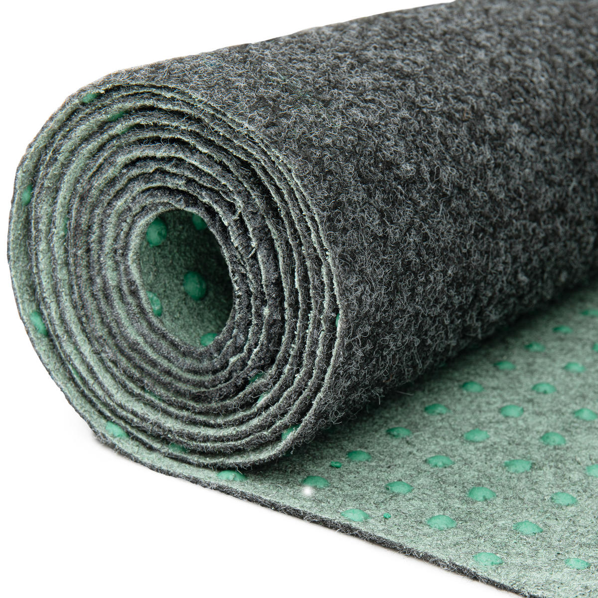 RASENTEPPICH PEMBA Dunkelgrau 100/500 cm - Dunkelgrau, Textil (100/500cm) - Tapiso