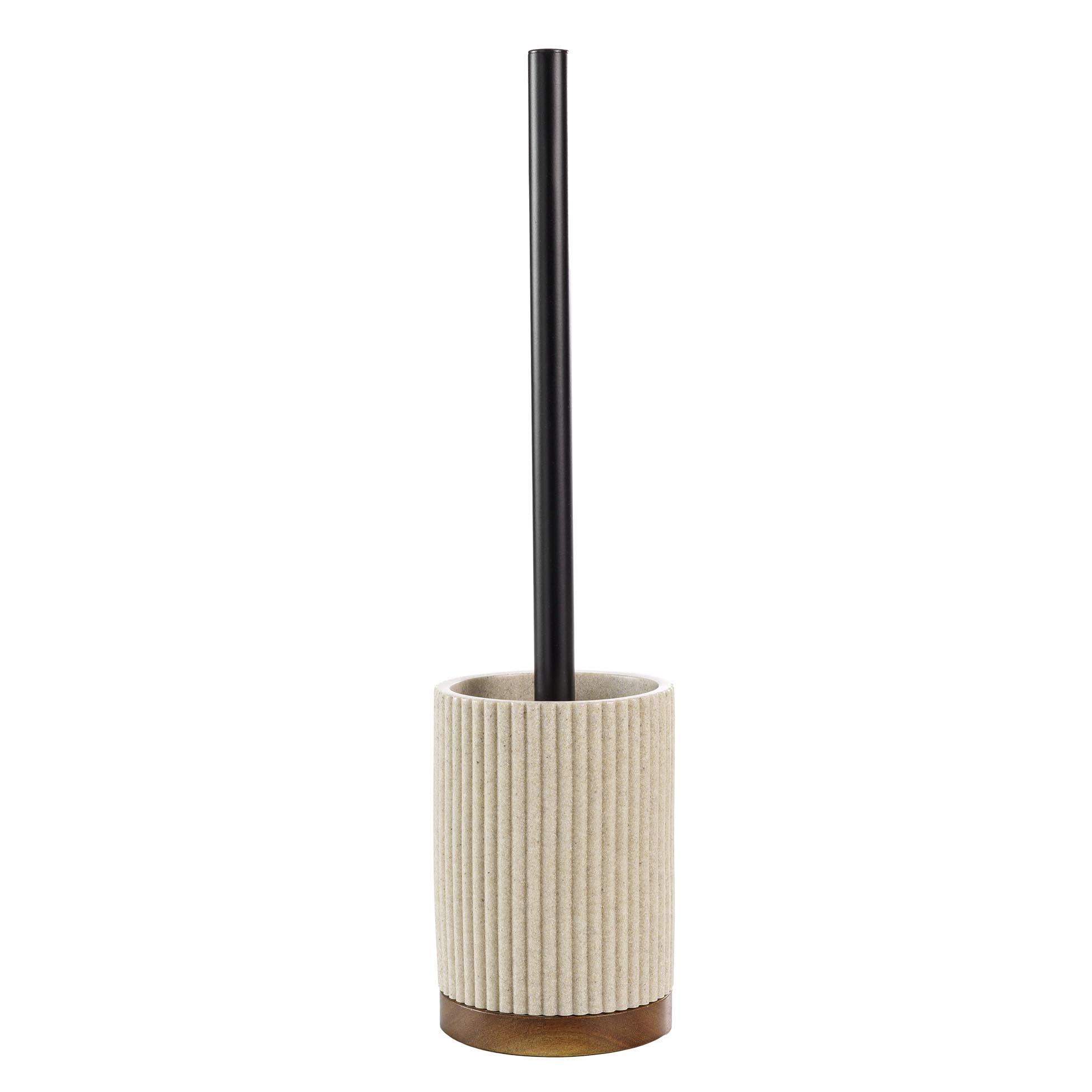 WC-BÜRSTE Niagara 9,1/9,1/38,5 cm - Beige, Kunststoff (9.1/38.5/9.1cm) - Douceur d´intérieur
