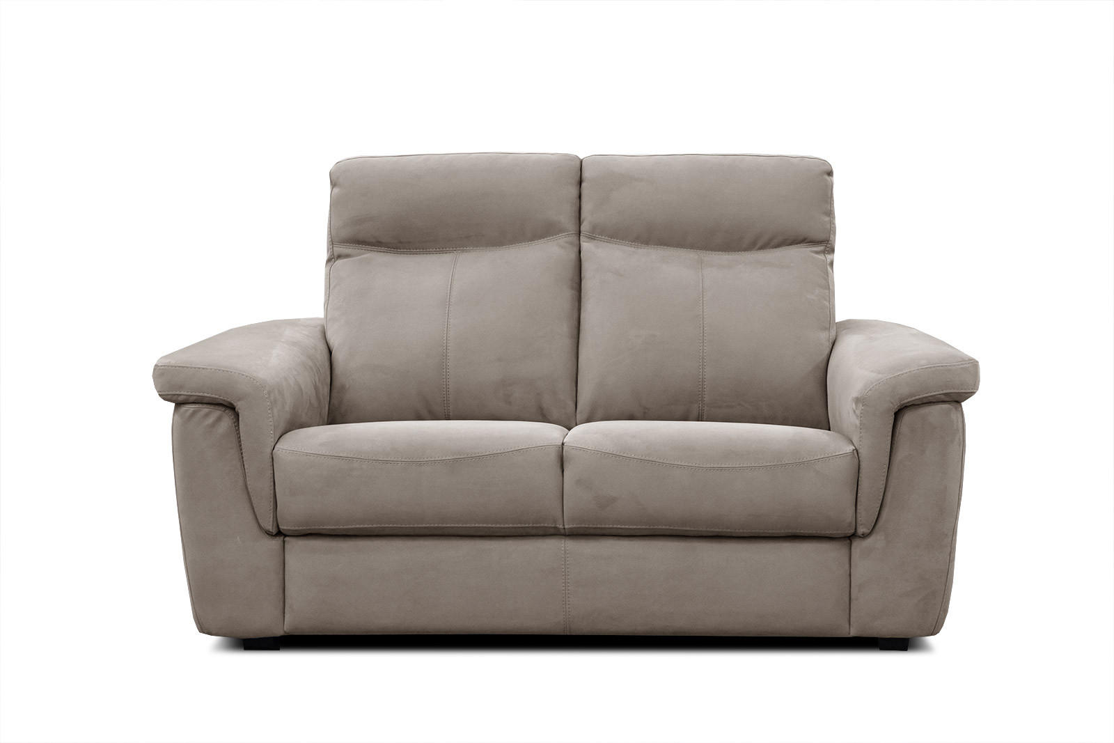 SOFA JONES 2-Sitzer, greige - Greige, Holzwerkstoff/Textil (166/102/99cm) - Courtois Laville