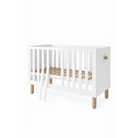 GITTERBETT Bebella - Weiß, Naturmaterialien (60/120cm) - kiki design