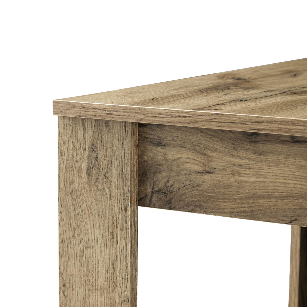 ESSTISCH LIVIUS 80-120/80/74 cm - Eiche Artisan, Holzwerkstoff (80/80/74cm) - B&D Home