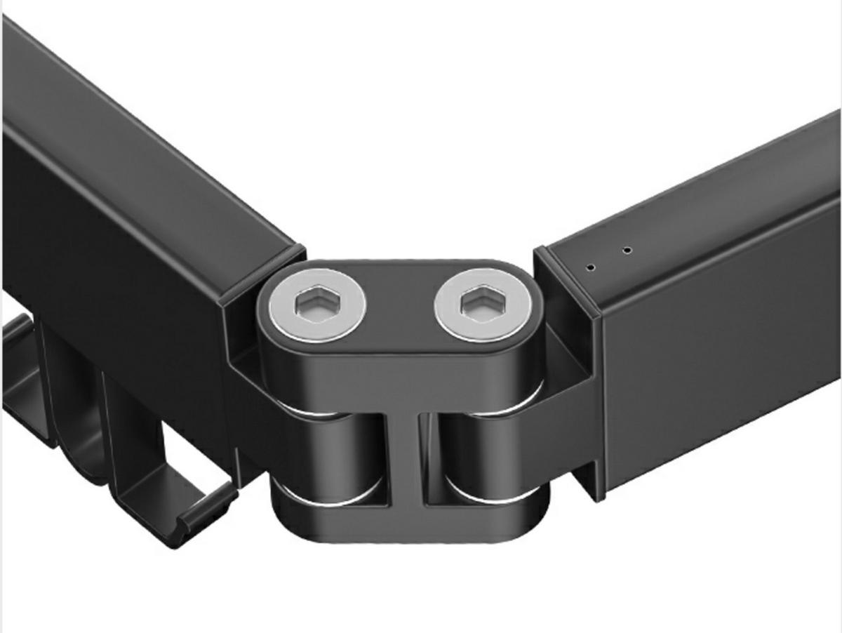 STOJAN na bielizeň na stene - čierna, kov/plast (127/12/26cm) - Relaxdays