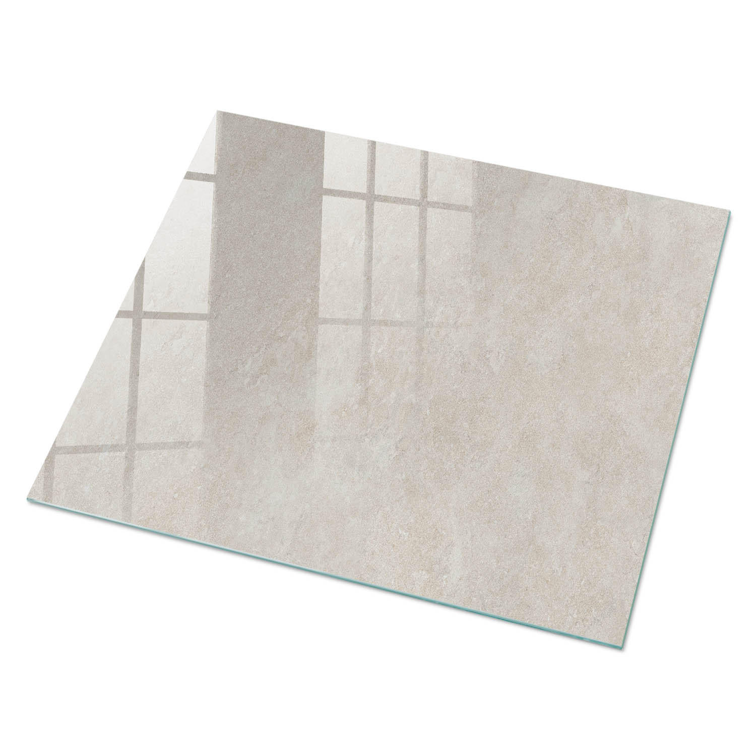 GLASPLATTE 80x60 cm – Neutrale Eleganz - Grau, Glas (0.4/80/60cm) - ArtPrintCave