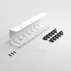 KABELKANAL Set A, Weiss - Weiß, Metall (43/10/12cm) - Albatros
