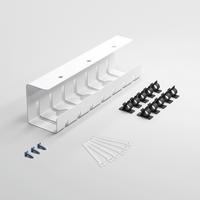 KABELKANAL Set A, Weiss - Weiß, Metall (43/10/12cm) - Albatros