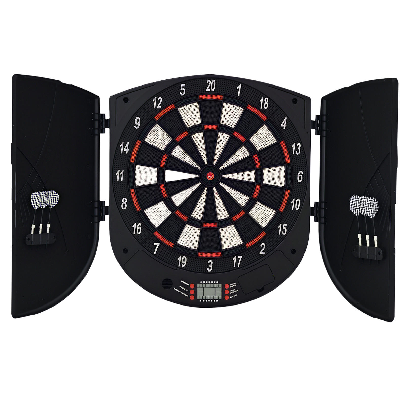 DARTSCHEIBE DE-10724 Schwarz - Schwarz, Kunststoff (44/50cm) - ComfortXL