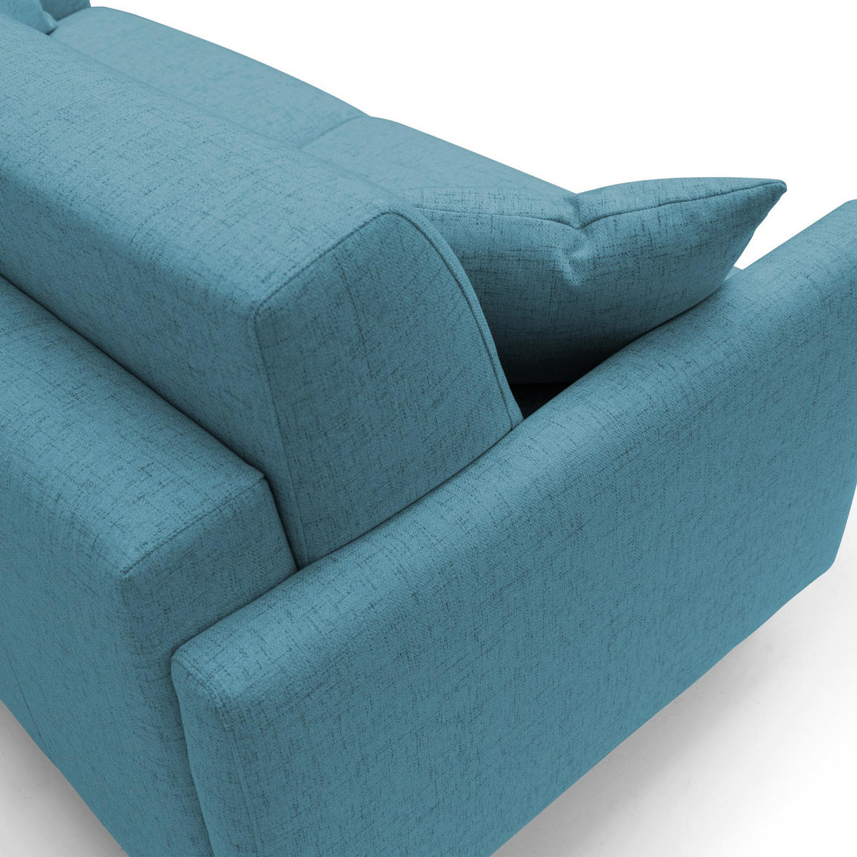 SCHLAFSOFA Edgar - Hellblau, Textil (160/94/97cm) - Divani.store