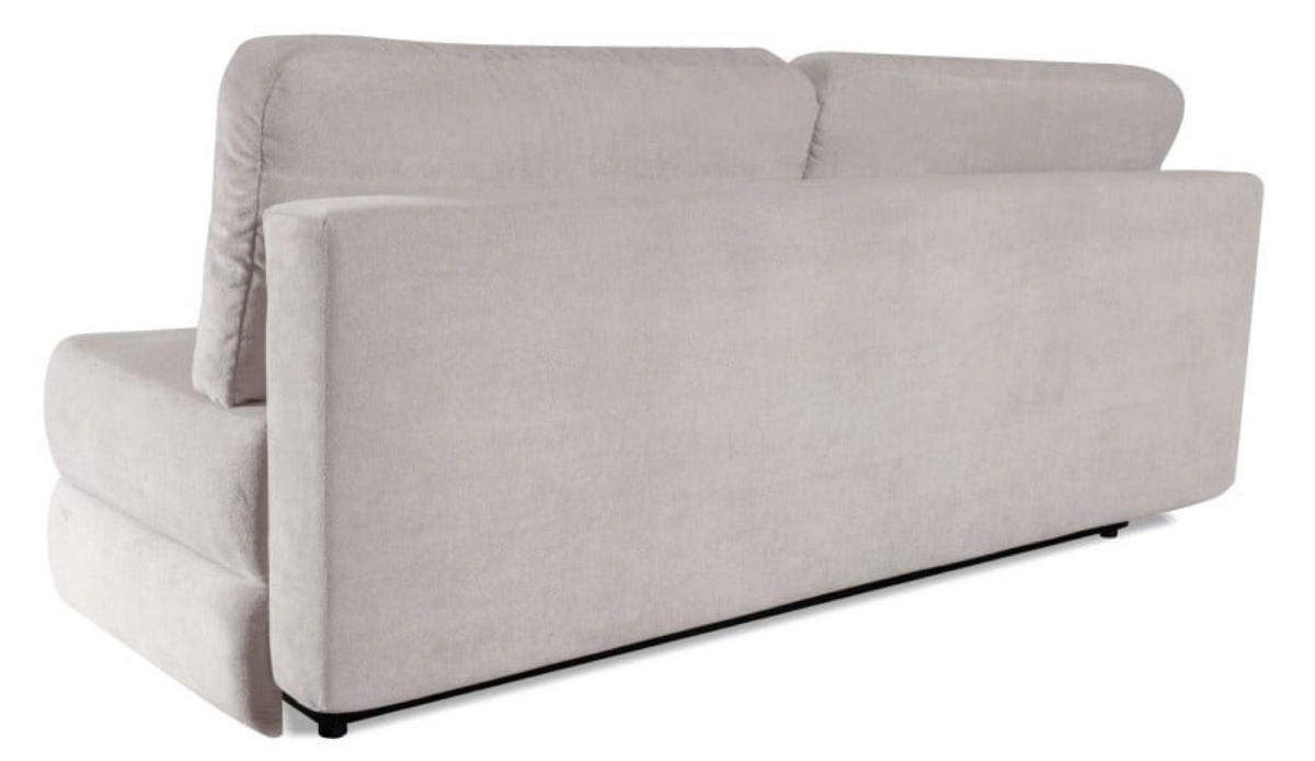 SOFA Grau-Beige ORI Mit Schlaffunktion Ohne Armlehnen - Grau, Textil (211/93/103cm) - Sepro Meble