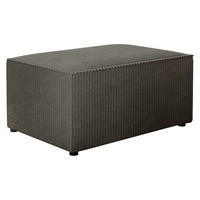 POLSTERHOCKER Karl - Schwarz/Braun, Holz/Kunststoff (60/38/45cm) - MIRJAN24