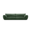 SOFA Kaelle aus Chenille-Stoff flaschengrün 4 Sitzplätze - Dunkelgrün, Textil (110/85/248cm) - Micadoni