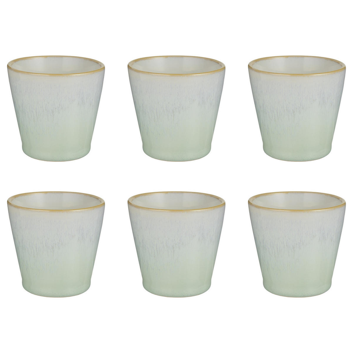 ESPRESSOTASSE (6er-Set) Artisan 90 ml - Mintgrün, Keramik (0.09L) - Butlers