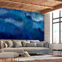 SELBSTKLEBENDE FOTOTAPETE Blau 98/70 cm - Blau, Kunststoff/Textil (98/1cm) - KUNSTLOFT