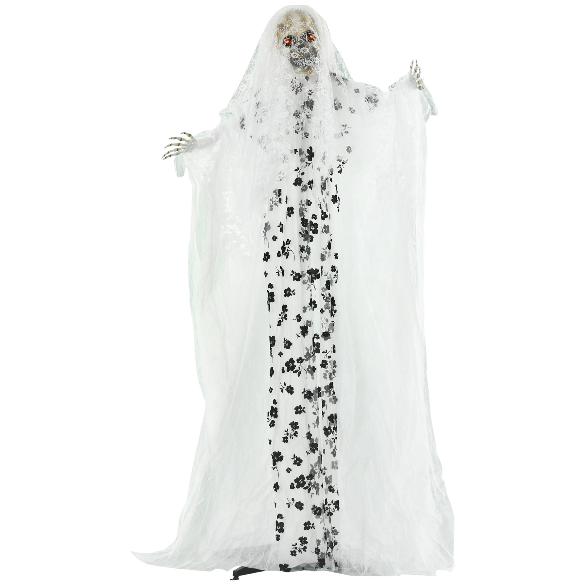 HALLOWEEN-DEKORATION Weiß 116.0/65.0/178.0cm - Weiß, Textil (65/178/116cm)