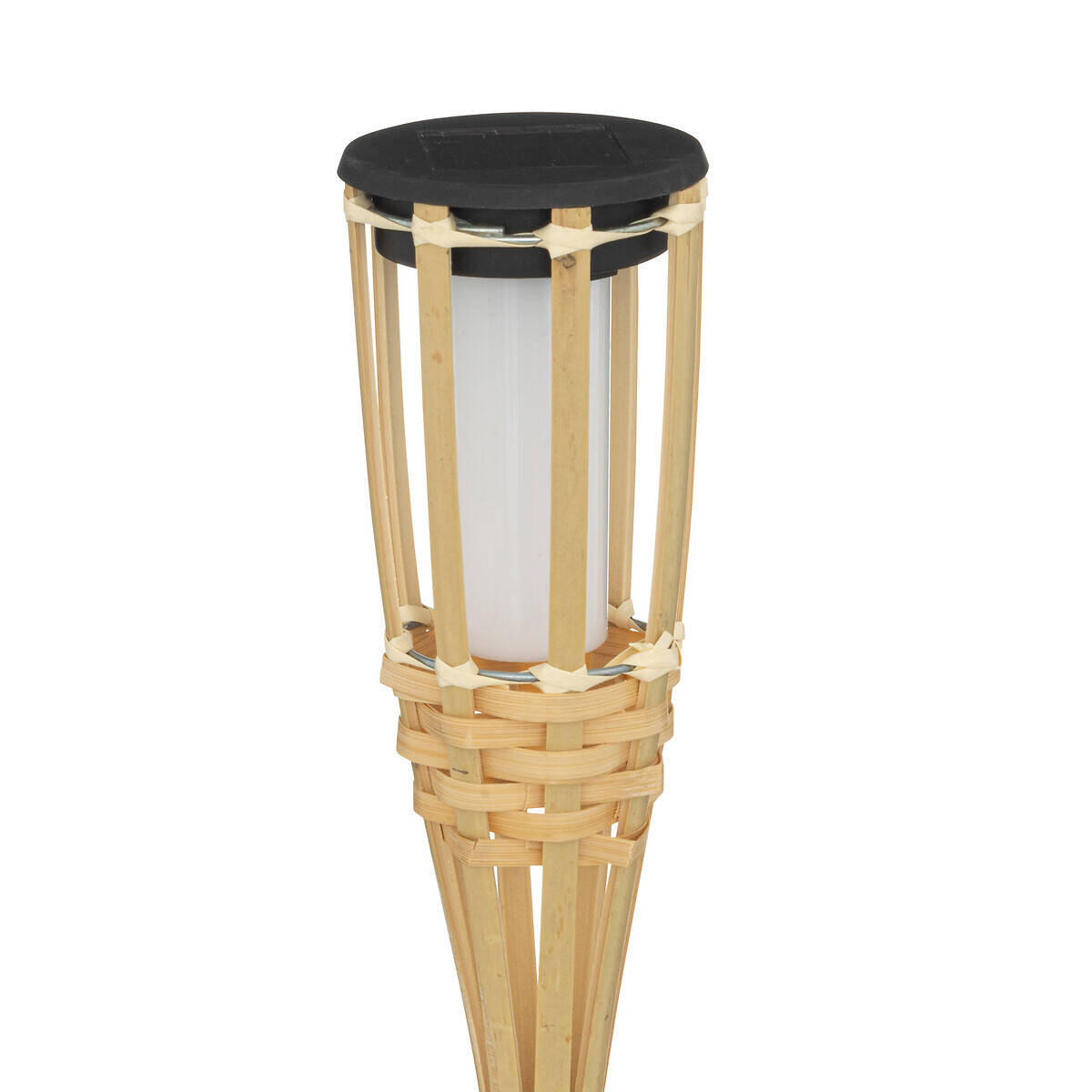 SOLARLATERNE Maceo 70 cm - Braun, Naturmaterialien (70/7.5/7.5cm) - Atmosphera Createur d´interieur