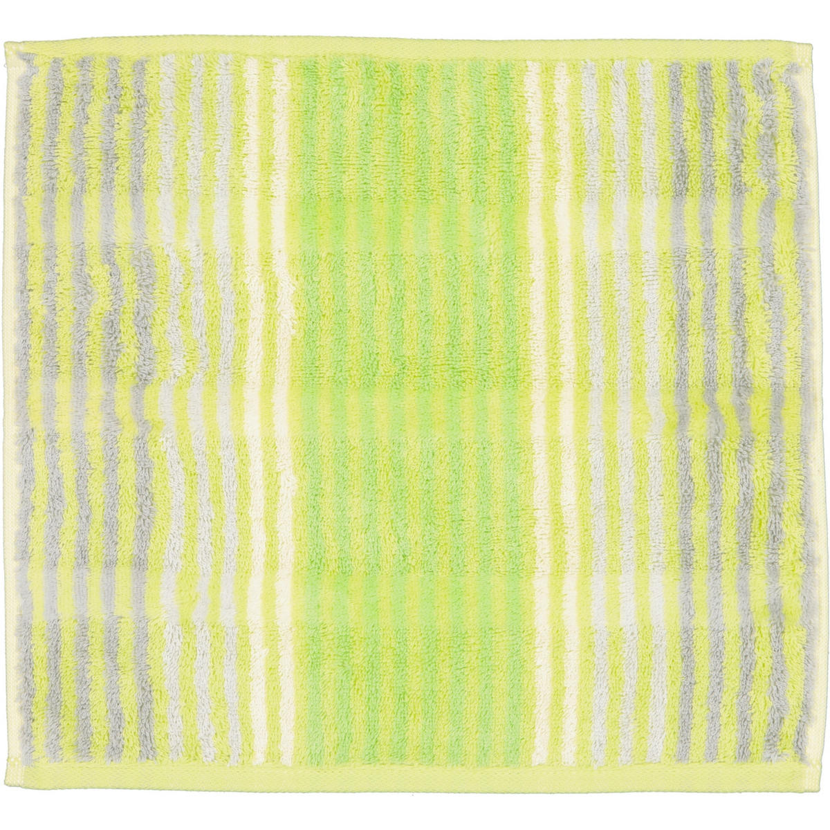 HANDTÜCHER NOBLESSE CASHMERE STREIFEN 1056 KIWI - 45 - Grün, Textil (30/30cm) - Cawoe