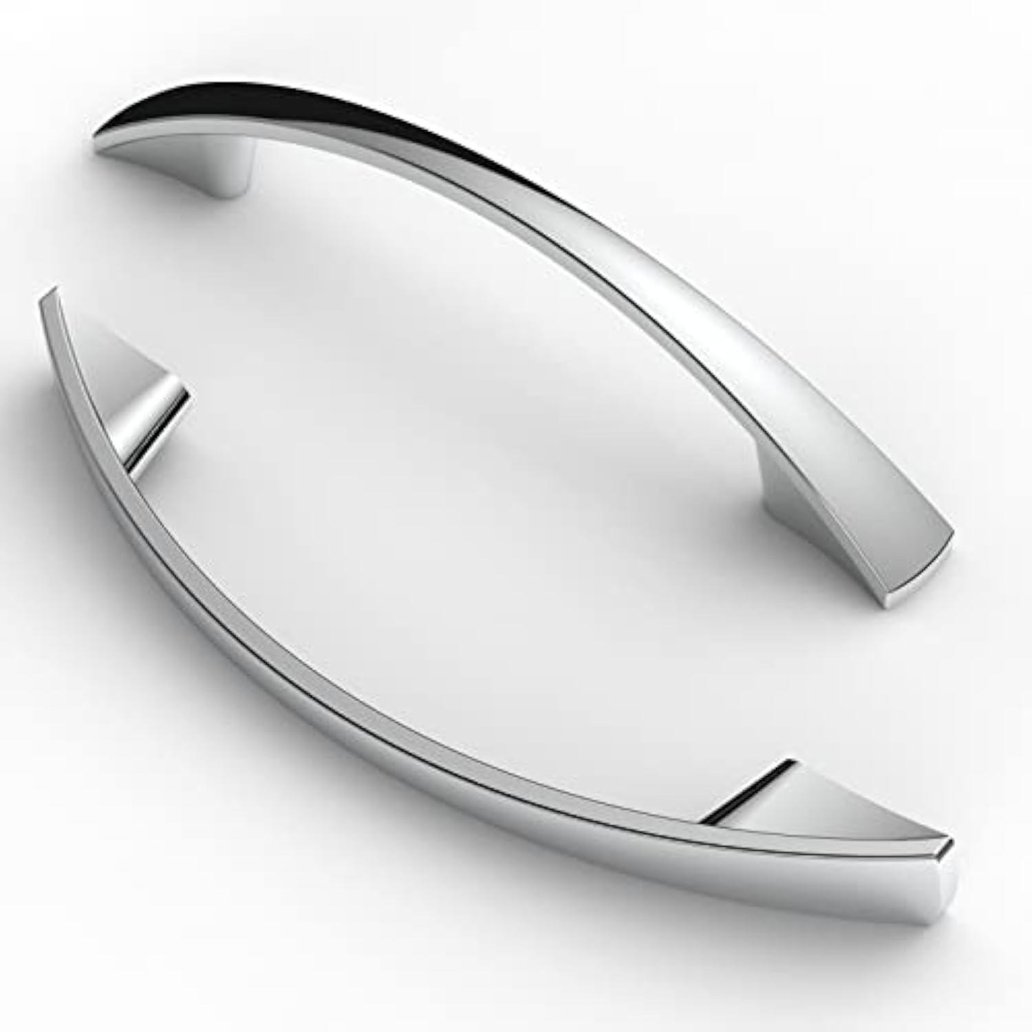 MÖBELGRIFF 10er-Set 96 mm - Silberfarben, Metall (1.37/2.2/1.35cm)