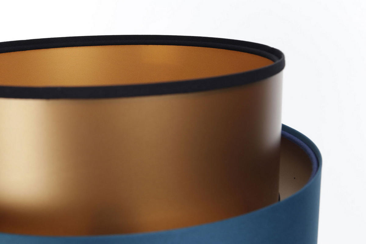 TISCHLAMPE Blau 30/45 cm - Braun, Kunststoff (30/0.7/45cm) - ONZENO