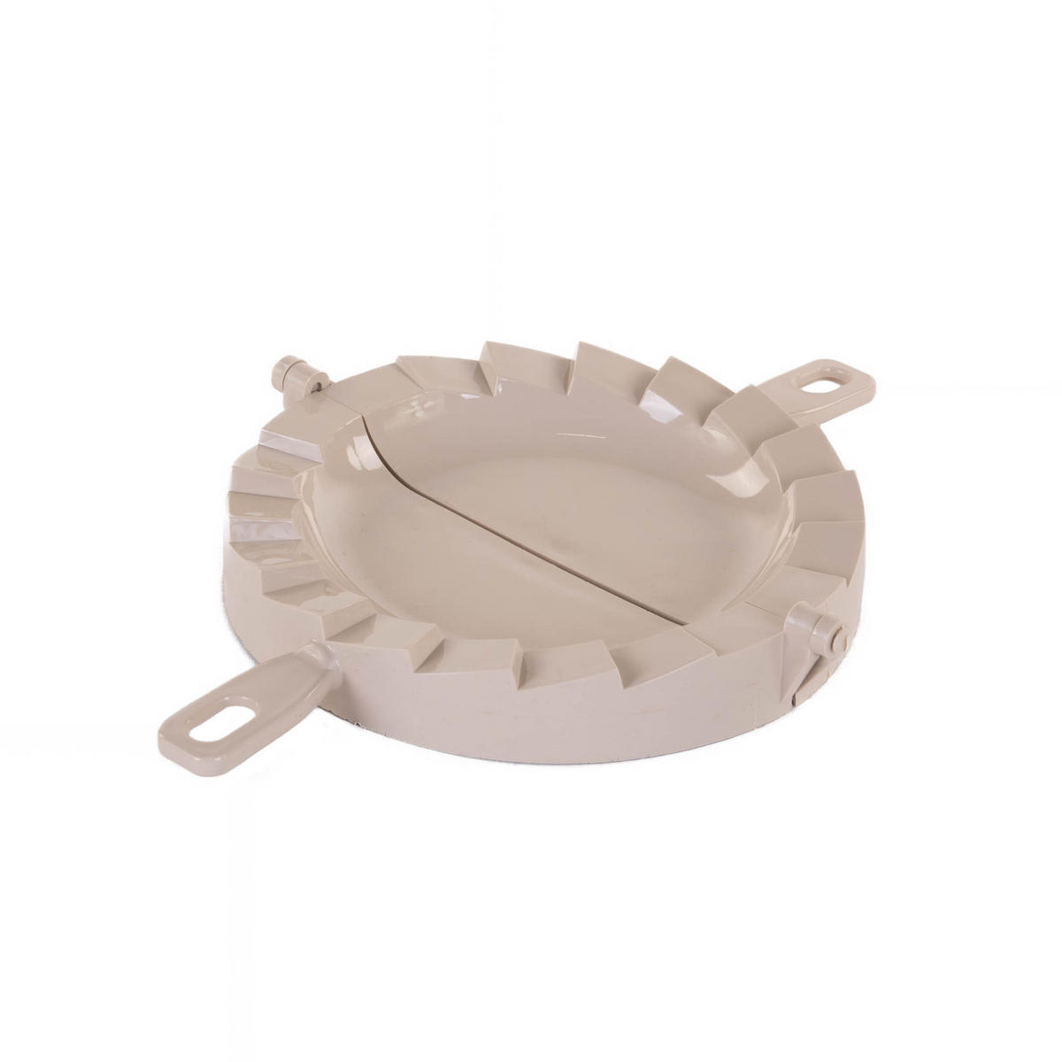 TEIGTASCHENFORMEN Set 3-teilig - Beige, Kunststoff (15/4.5/15cm)