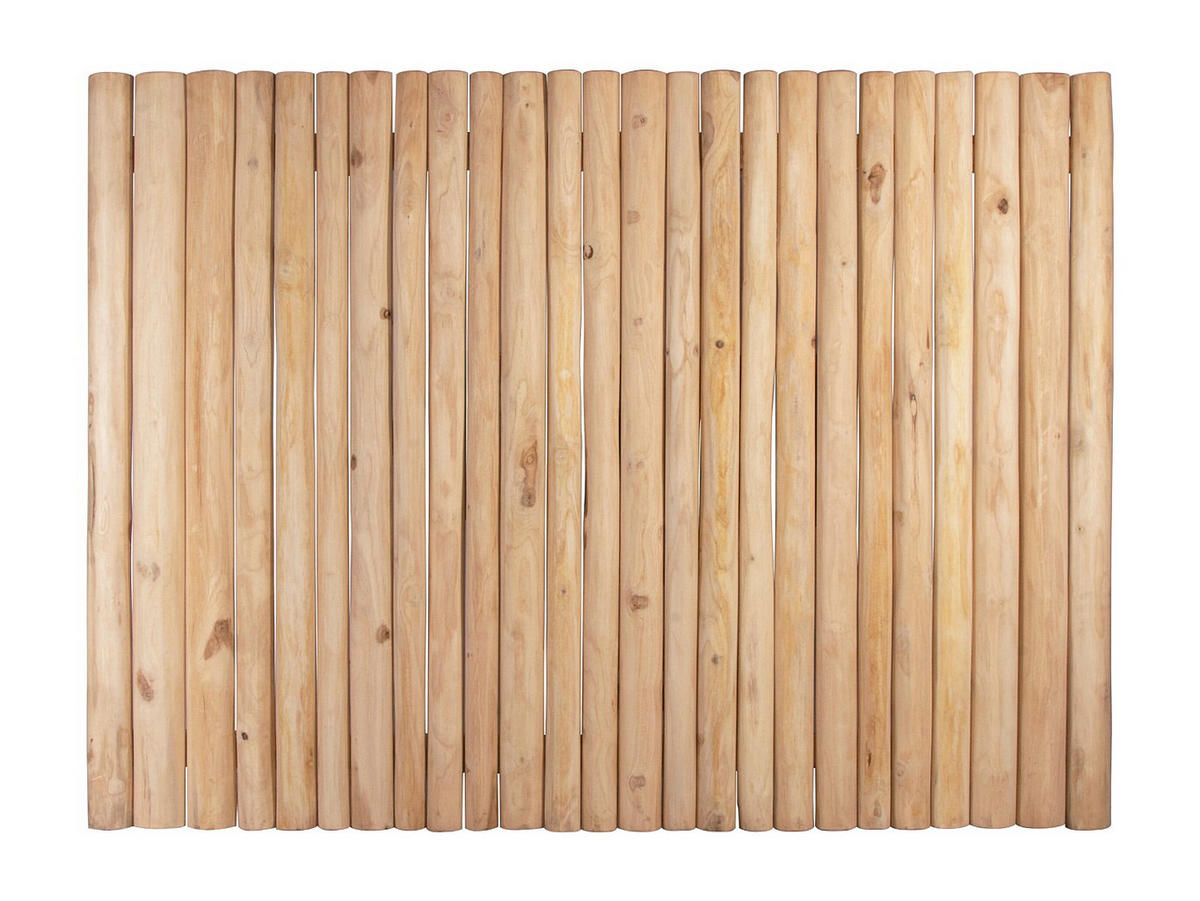 BETTKOPFTEIL - Teakholz - 170 cm - Holzfarben - LITTORAL II - Naturfarben, Holz (170/125/8cm) - Vente-Unique