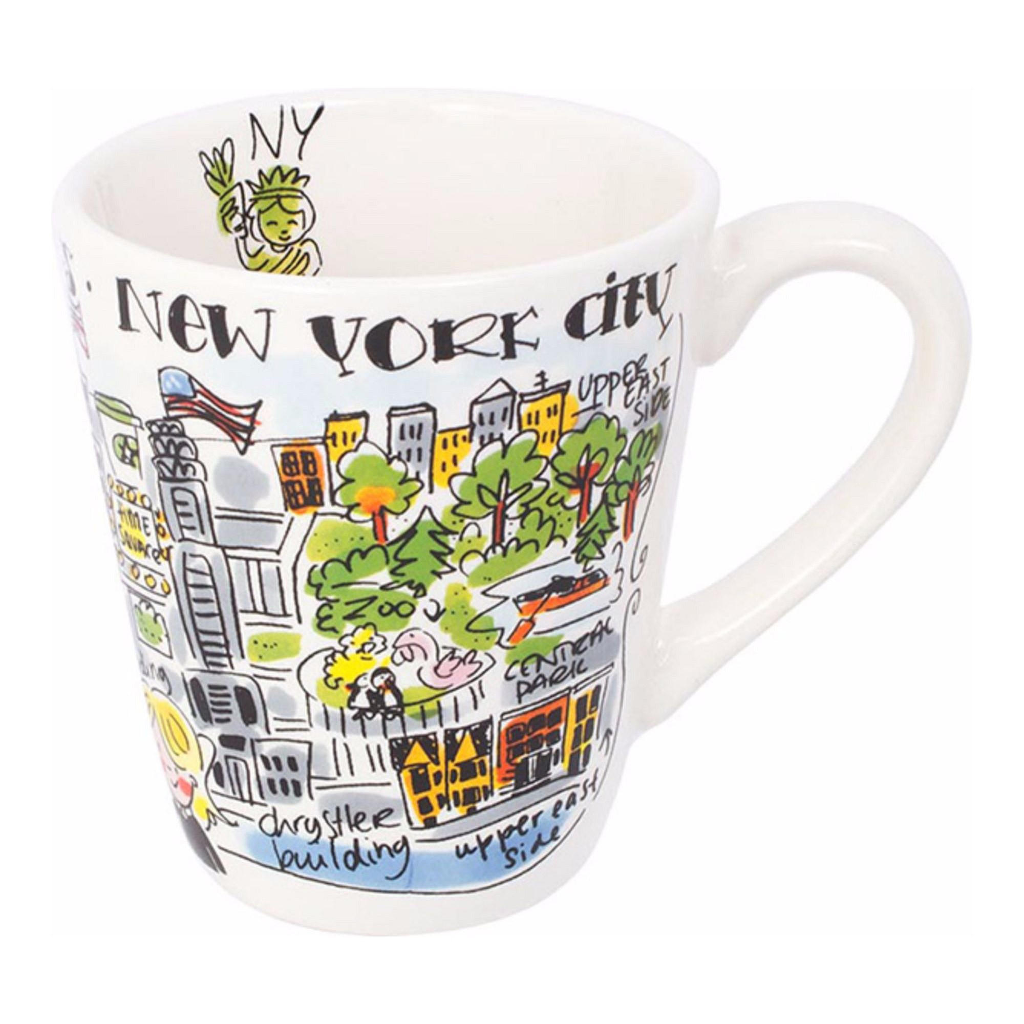 BECHER New York in Bunt - 350 ml - Multicolor, Keramik (0.35L) - Blond Amsterdam