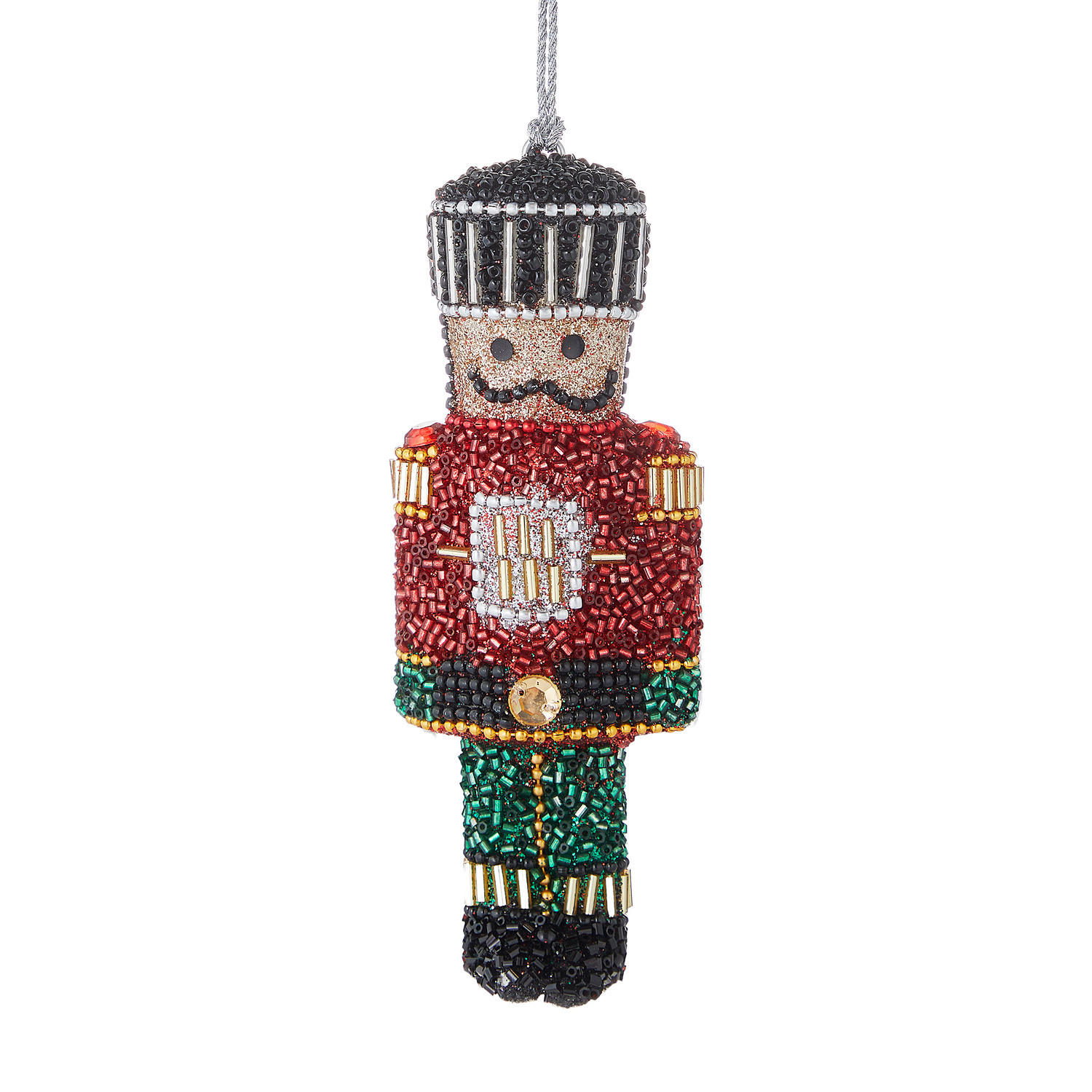 BAUMANHÄNGER Hang On Nußknacker - Rot, Kunststoff/Metall (5/13/3cm) - Butlers
