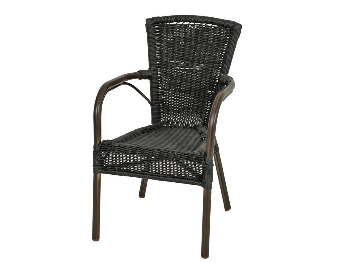 GARTENSTUHL Lauri Bambusoptik Stapelstuhl - Hellbraun, Kunststoff (54/91/59cm) - DELUKE