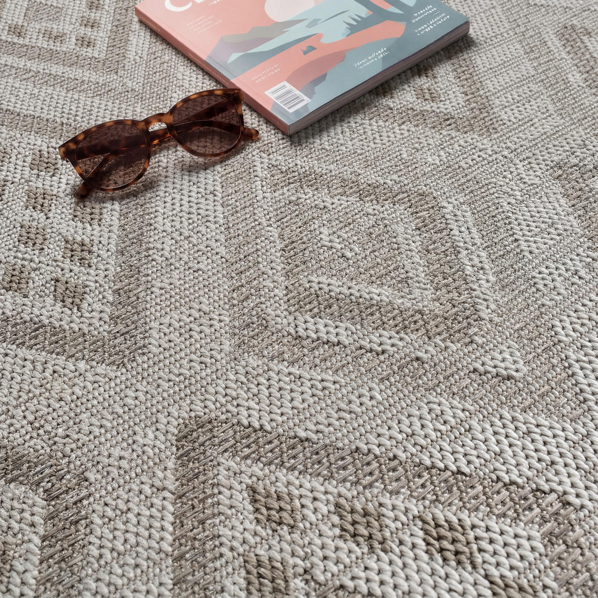 OUTDOORTEPPICH 200/280 cm Vermont 184 - Beige, Textil (200/280cm) - Paco Home