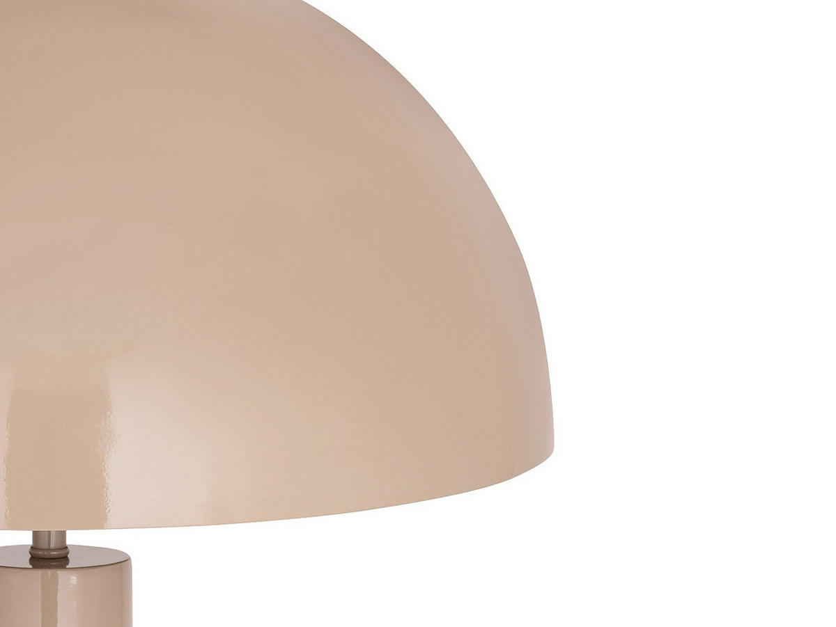 STEHLAMPE - 45 cm x 45 cm - metall - beige Eldon - Beige, Metall (45/45/147cm) - Vente-Unique