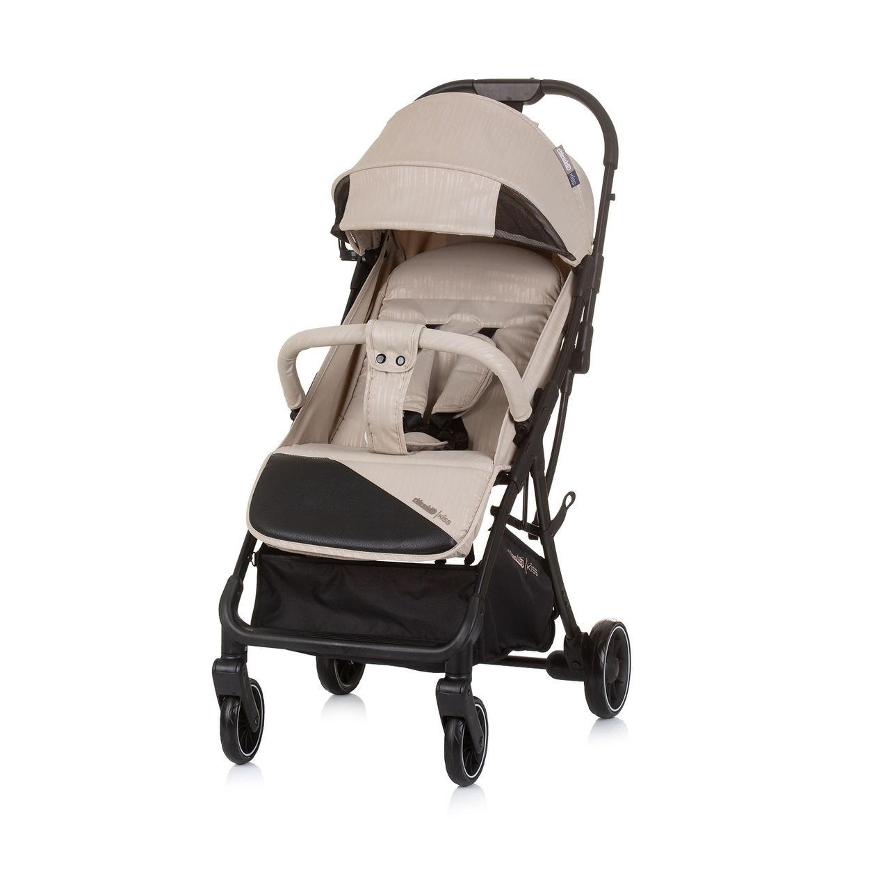 BUGGY Kiss klappbar beige Getränkehalter verstellbar bis 22 kg - Beige, Metall (75/50/103cm) - Chipolino