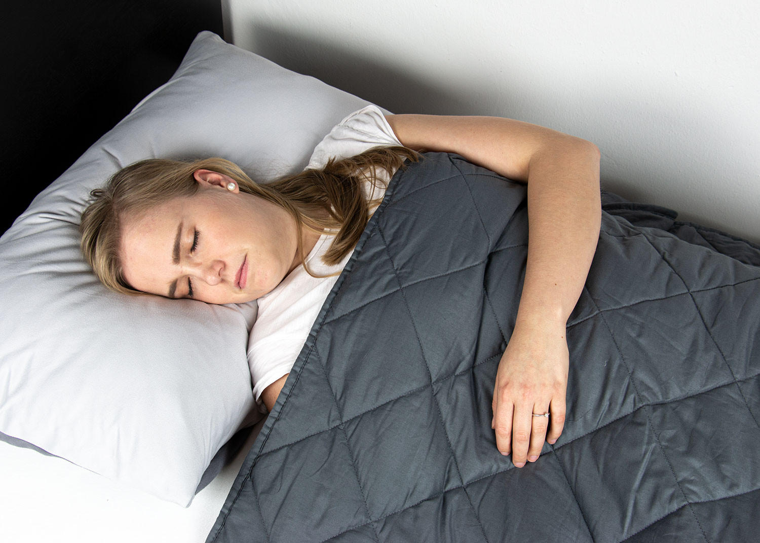 Thumbnail - Zollner Gewichtsdecke,, Grau, Textil, 150x200 cm, Oeko-Tex® Standard 100, Schlaftextilien, Bettdecken