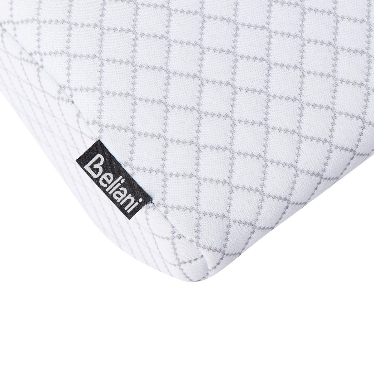 KOPFKISSEN Weiß 30/50 cm Elgon - Weiß, Textil (50/30cm) - Beliani