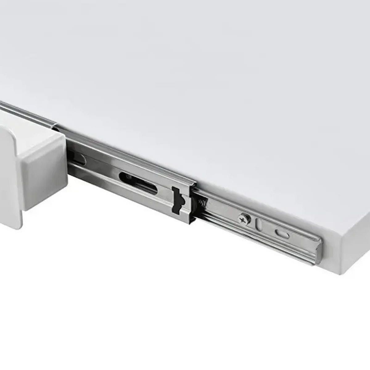 STAPELBAUSATZ für Waschmaschinen- und Trockner mit Auszugswanne - Weiß, Metall (55/7.5/60cm) - IVOL