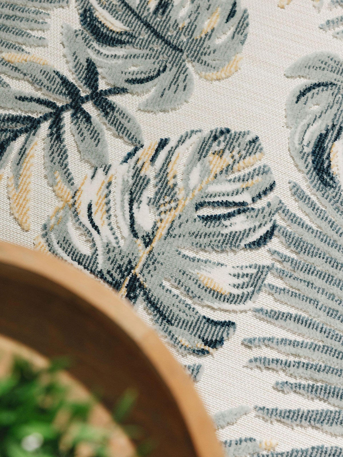 Outdoorteppich Flora Multicolor 80x250 cm - Creme, Kunststoff (80/250cm) - benuta