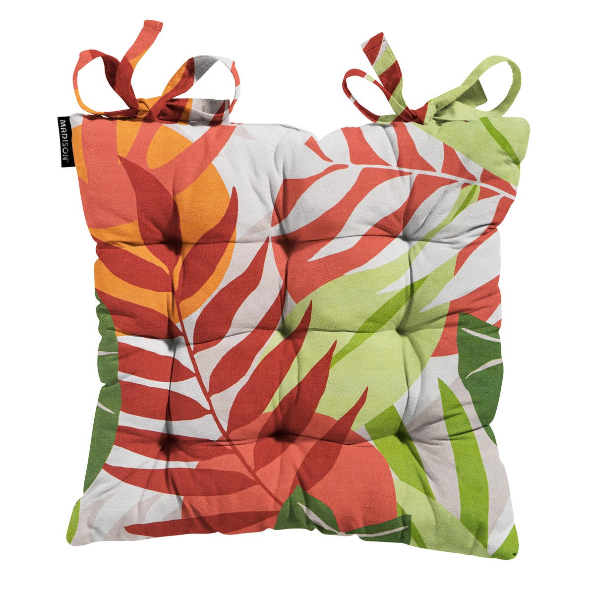 SITZKISSEN Iven 46/46 cm 4er-Set - Rot, Textil (46/8/46cm) - Madison